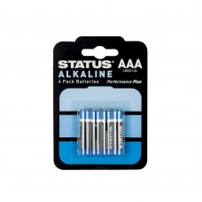 AAA - Alkaline - Batteries - Status - 4 pk - Blister Card