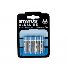 AA - Alkaline - Batteries - Status - 4 pk - Blister Card